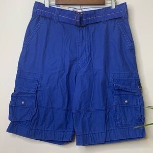 Levi’s | NWT Cobalt Blue Carrier Belted Cargo Shorts 34
